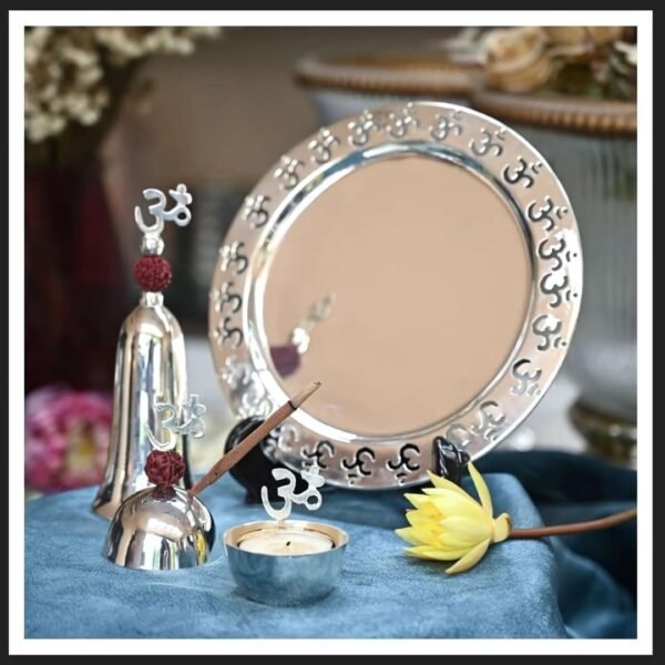 Silver Plated Puja Thali Set (1)